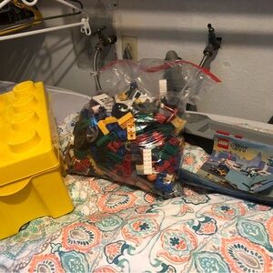 Vintage Lego Box w/Legos-90A $45 or $40 w/offer